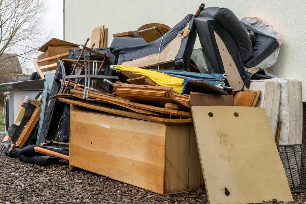 Hämtning av grovsopor, möbler och avfall